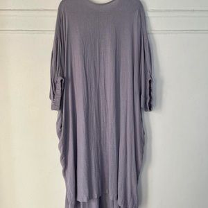 Black Crane Lavender Dress